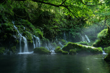 Obraz premium 元滝伏流水（秋田県）