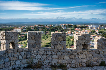 Fototapeta na wymiar view from sesimbra castle