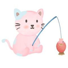 Various styles of cat illustration