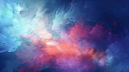 Fototapeta na wymiar Colorful abstract background with light and color effects, dreamlike composition, colorful explosions, high-speed synchronization. Generative AI