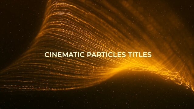 Cinematic Particles Titles
