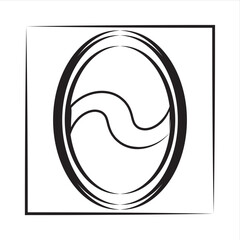 illustration of an symbol egg