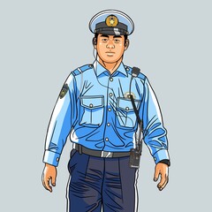 警察官のイラスト