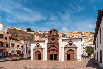 Fototapeta premium San Sebastian de la Gomera and its Church of La Asuncion, Canary Islands