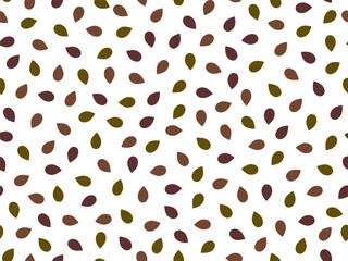 Seeds seamless pattern. Watermelon seeds on a white background. Sunflower seeds with a gradient. Background for promotional products, wrapping paper and banners. Vector illustration
