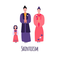 Shintoism Religious People Composition