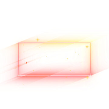 Fault rectangle gradient colorful bright neon border