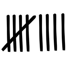 Tally Marks Illustration
