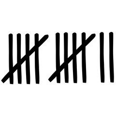 Tally Marks Illustration