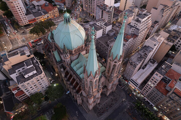 Historic center of the city of São Paulo, Brazil (São Paulo Cathedral)