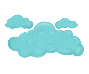 blue sky with clouds