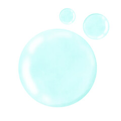 bubbles isolated on white