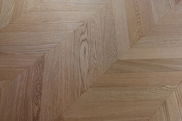 Background of wooden zigzag parquet floor
