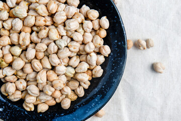 chickpeas organic legumes of fresh make a healthy vegetarian meal