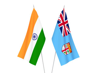 India and Republic of Fiji flags