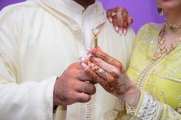 Henna Tattoo on Bride's Hand.wedding henna