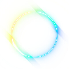 Neon frame border gradient colorful