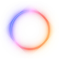 Neon frame border gradient colorful