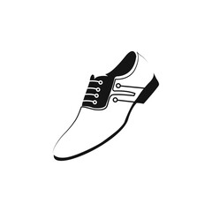 pantofel footwear icon logo vector