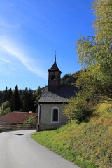 a small church in serfaus, tyrol