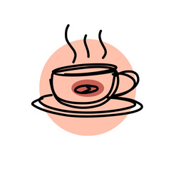 Aesthetic wallpaper Coffee, Aesthetic coffee elements, Coffee