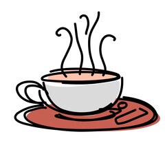 Aesthetic wallpaper Coffee, Aesthetic coffee elements, Coffee