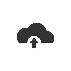 Cloud icon. Upload symbol modern simple vector icon for website design, mobile app, ui. Vector Illustration