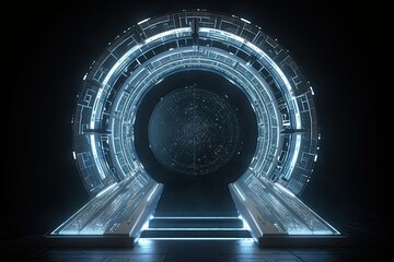 stargate, digital portal, created with AI, AI, generative AI