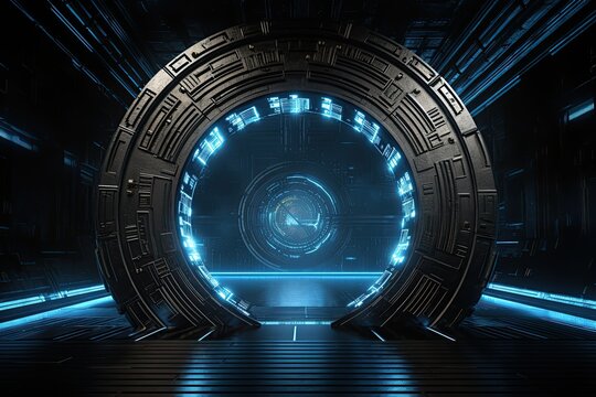 stargate, digital portal, created with AI, AI, generative AI