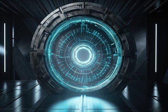 stargate, digital portal, created with AI, AI, generative AI