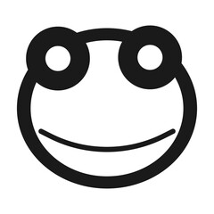 Frog head icon