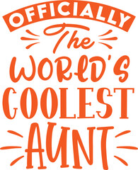 Auntie graphic T-shirt Design