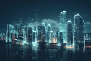 smart city, digital city, created with AI, AI, generative AI