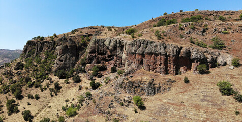 Located in Bingol, Turkey, the Zag Caves have been inhabited by humans since the 5th century.