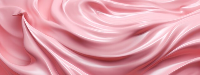 Pink Beauty Bliss: Close-Up Texture Background of Skin Care Cosmetic Cream