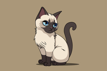 Siamese cat cute