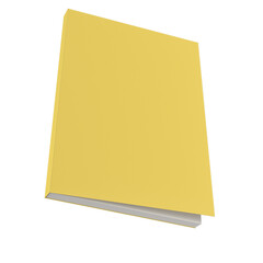blank 3d book modeling rendering for mockup or design