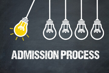Fototapeta premium Admission Process 