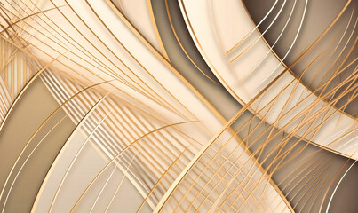 an elegant background with golden lines
