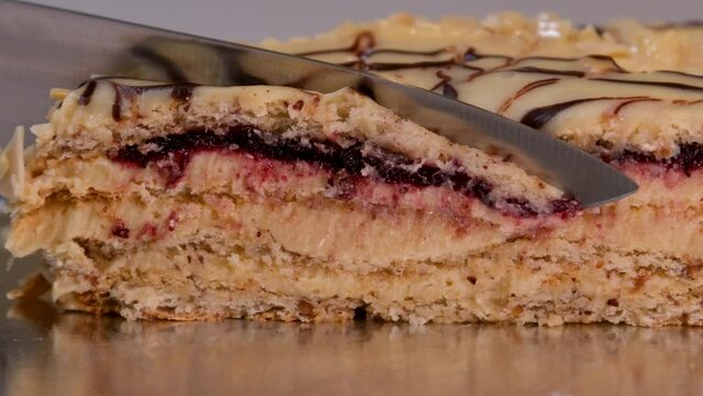 Estergazi nut cake is popular in Hungary, Austria and Germany Named after Hungarian diplomat Prince