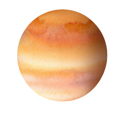 Fototapeta premium Watercolor Planet Png transparent Ai Generative