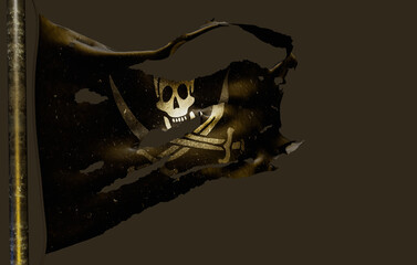 Calico Jack, Pirate Flag - Pirates