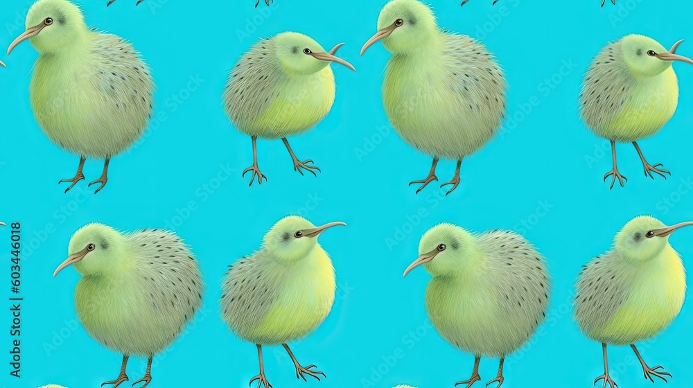 Poster a bunch of birds that are on a blue background with a blue background and a blue background with a g
