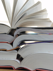 Fototapeta premium Big stack of books