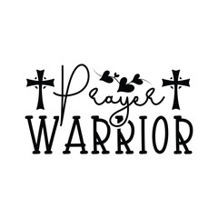 Prayer Warrior Vector, Christian Vector, Christian SVG