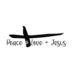 Peace love Jesus Vector, Jesus SVG, Christian svg, Christian T-shirt Design
