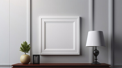 Modern interior design - mockup frame