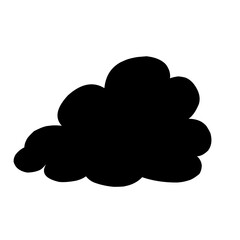 Cloud Shape Silhouette 