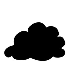 Cloud Shape Silhouette 