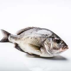 Fototapeta premium Bream fish isolated on white. Generative AI